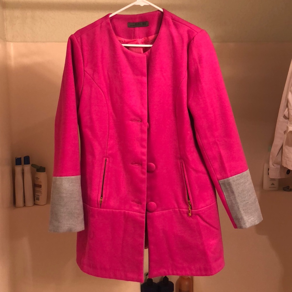 hot pink coat